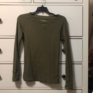 Army green long sleeve shirt